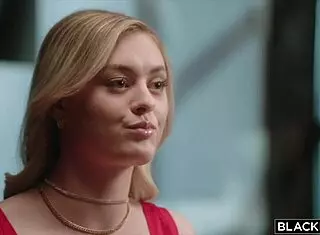 I watch amber take charge with big black cock, sucking and licking in missionary