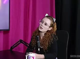 I watched this gorgeous redhead get her pussy sucked and get so wet after her confession.