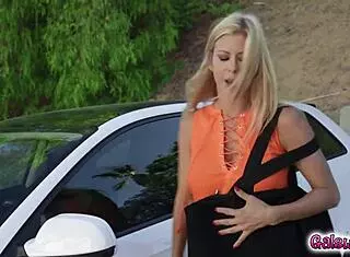 ryan ryans licks alexis fawx sweet shaved pussy in casual fingering session