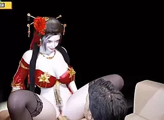 Medusa queen asks, 'want me to ride your cock deep?'