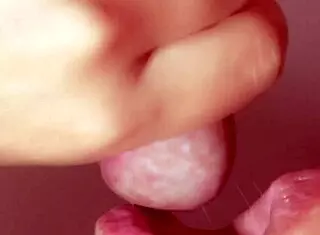 little slut sucks cock