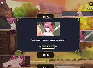 Fantasy Match Hentai Game Lina Sex Scenes