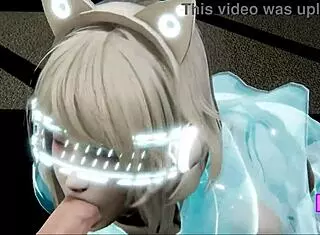 Testing the company's new prototype AI customer service robot outdoors