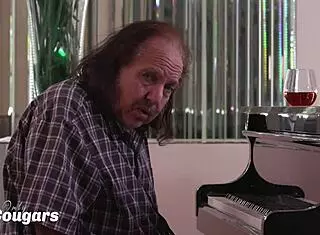 skinny cougar katie angel sucks dick on knees