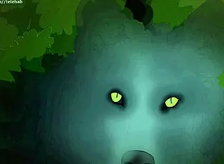 Girly Moans Lure Animals In Forest Hentai!