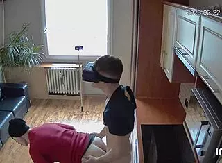 scoout007 - bican bangs hard on kitchen counter