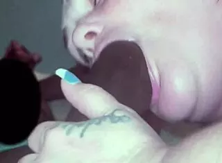 Lost in his gumjob thoughts and dreams?