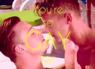 So Fucking Gay: Intense Double Penetration Deepthroat Cum Action