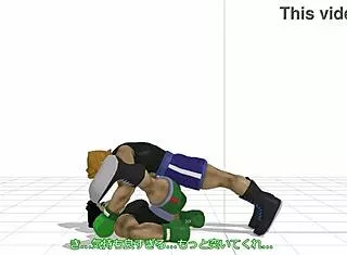 little mac engages in detailed gay bareback sex with partners in a game setting