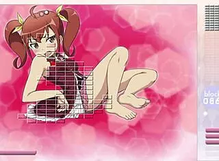 Kurusu Kanako Strips Clothes in Arkanoid Gameplay