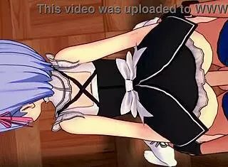 Rem Maid Works Hard for Sex