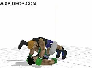 little mac engages in detailed gay bareback sex with partners in a game setting