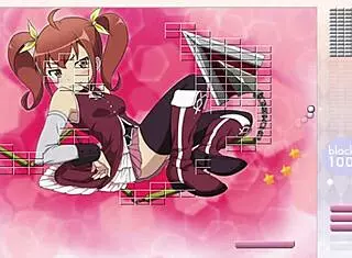 Kurusu Kanako Strips Clothes in Arkanoid Gameplay