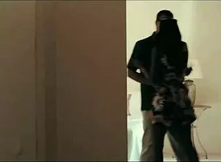 voyeuristic brunette watches hot european couple fuck