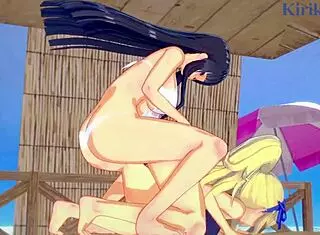 ikaruga and katsuragi bunny girl futanari sex 😍