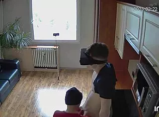 scoout007 - bican bangs hard on kitchen counter