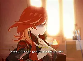 anime girl with big ass takes monster cock creampie in pussy