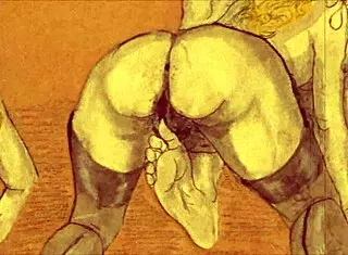 Hey, check out this vintage erotic illustration!