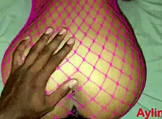 hot stepmom teases her stepson until they fuck in missionary with tight pussy and big black cock