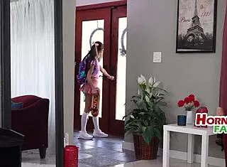 our horny step daughter rides cock like a whore 😈