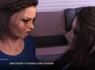 Cedey Will Not Stand For Millie's Insults In This Homemade College Cartoon.