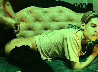 Twink Gets Blowjob and Handjob for Relaxed Sleep with Skinny Partner