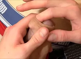 Watch twink get first bareback anal fuck?