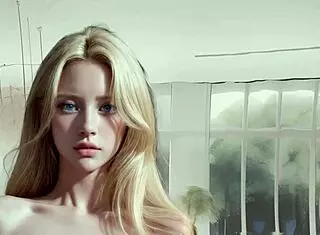 Petite 18+ Blonde Rides You All Day in Animated POV