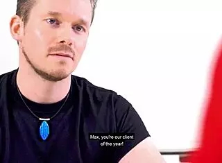 Toned Sandy does a sexy workout with her fan, blowing him 😈 whole scene