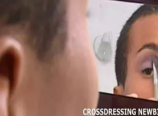 i love crossdressing like a sissy slut in kinky lingerie and stockings!!