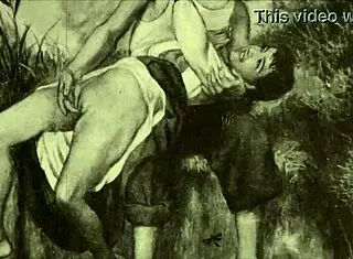 In Vintage Times, Erotic Drawings of Hentai Anime Cartoons Were Popular