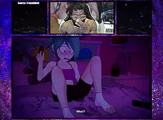 Merus Classmate Fingers Wet Pussy in Hentai Solo Fantasy for Boy Toy