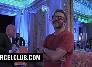 Behind the scenes of sex games with blonde big tits