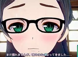 Koikatsu Sunshine: Plain Girl with Glasses in Face-to-Face Sitting Position