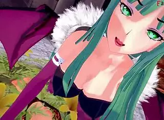 Morrigan having hard sex full halloween special on sheer fantasyking3