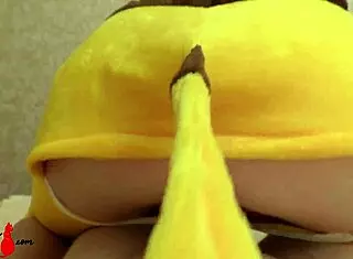 Hot milf gives sensual blowjob then doggy fucks pussy closeup.