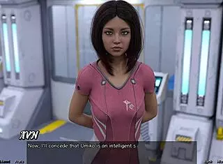 stranded in space with big boobs milf