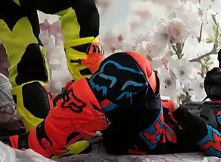 gay motocross riders tread in boots