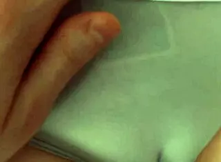 Redhead's shaved pussy creampied, then fingered to orgasm