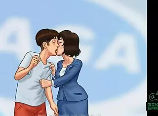 excited to finally buy my motorcycle in summertime saga