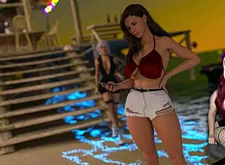 Steps of Debauchery 31 - Sexy Babes Exposed on Beach