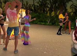 Steps of Debauchery 31 - Sexy Babes Exposed on Beach