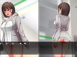 Watch her go naked to the store and climax in excitement.