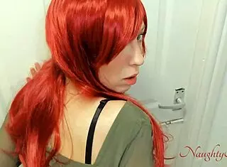 Setting up friend's mom as a cheater with cum swallow