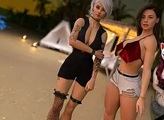 Steps of Debauchery 31 - Sexy Babes Exposed on Beach