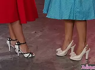 Cassidy Klein and Cherie Deville Swing Wild with Twistys