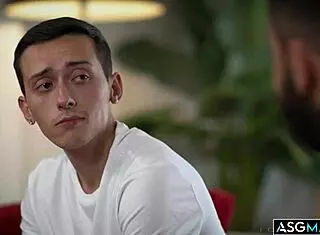 Stepdad Dominic Pacifico Fucks Stepson Nicholas Adams Bareback