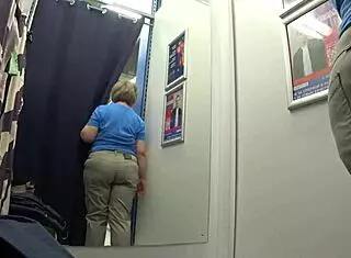 Curvy Milf's Big Ass Caught In Fitting Room