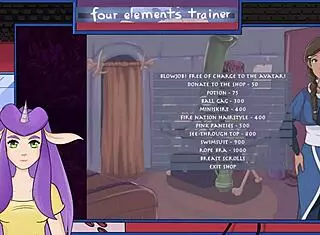 Nami gives monster cock blowjob in avatar bonus scene