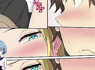 gals gather at imaizumi's house for anime dating game fun